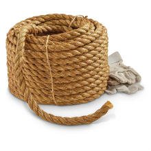 Wholesale 5mm 3 Strand Twisted Corrosion Protection Natural Hemp Rope